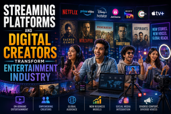 Streaming Platforms and Digital Creators Transform Entertainment Industry