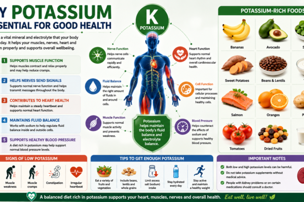 Why Potassium Is Essential for Good Health