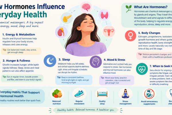 How Hormones Influence Everyday Health